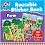 Galt:  -       : Farm - reusable sticker book -  