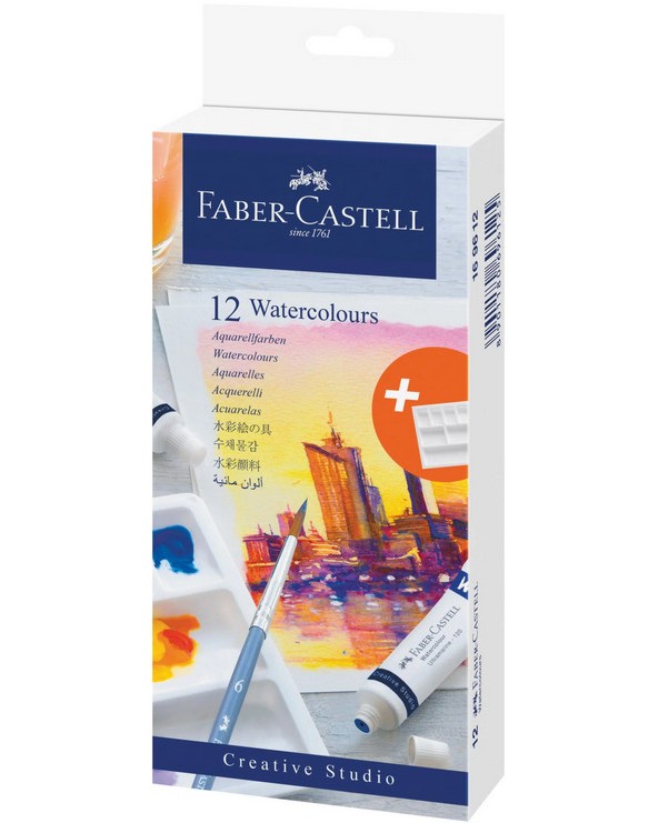   Faber-Castell - 12  24  x 9 ml       Creative studio - 