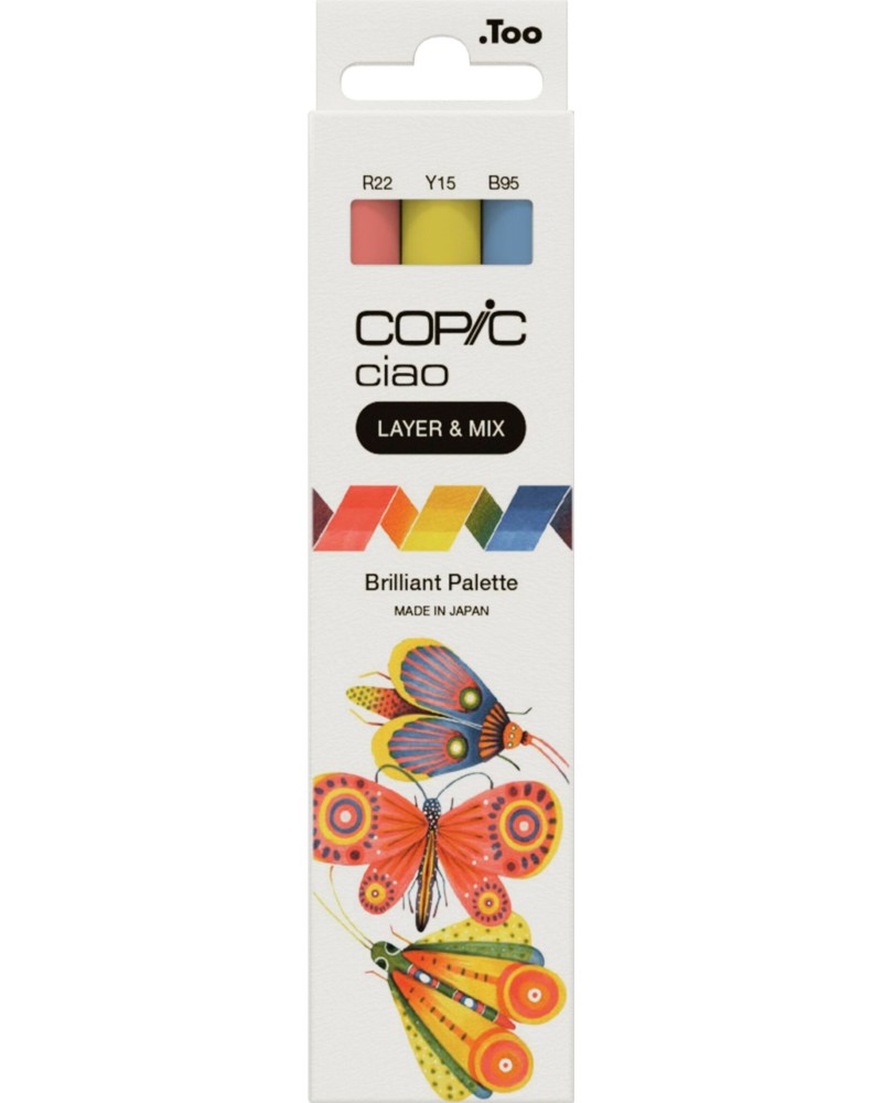   Copic Brilliant Palette - 3    Ciao - 