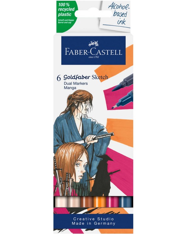   Faber-Castell Sketch Manga - 6    Goldfaber - 