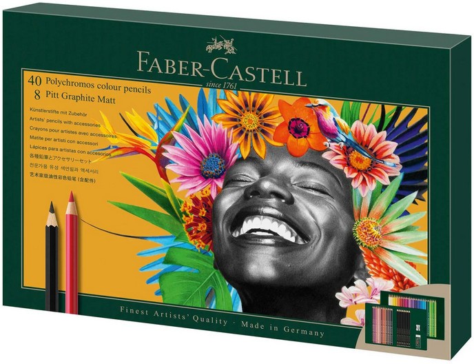    Faber-Castell Polychromos - 40  + 8         - 