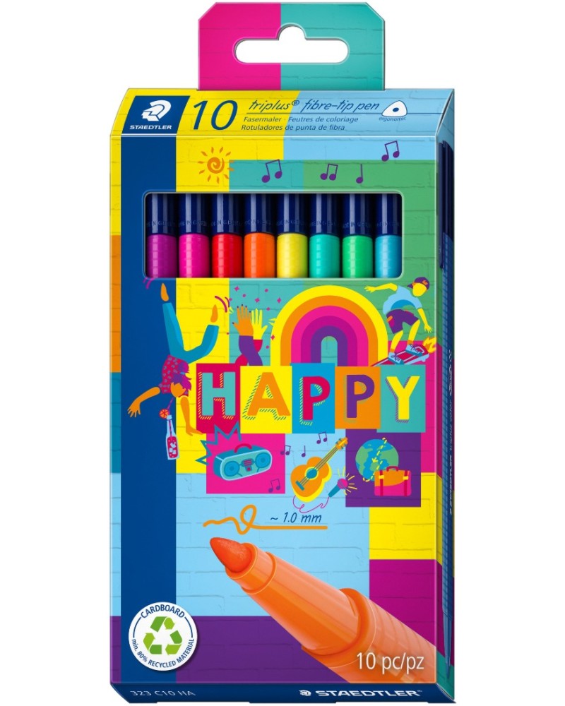  Staedtler 323 - 10    Happy - 