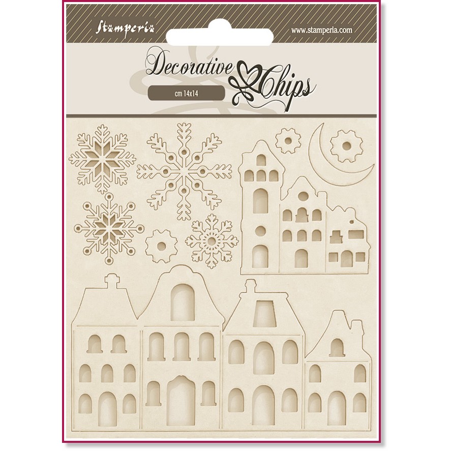     Stamperia -   - 14 x 14 cm   Gear up for Christmas - 