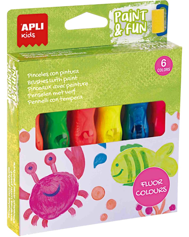  2  1 Apli Kids Fluor Colors - 6  - 