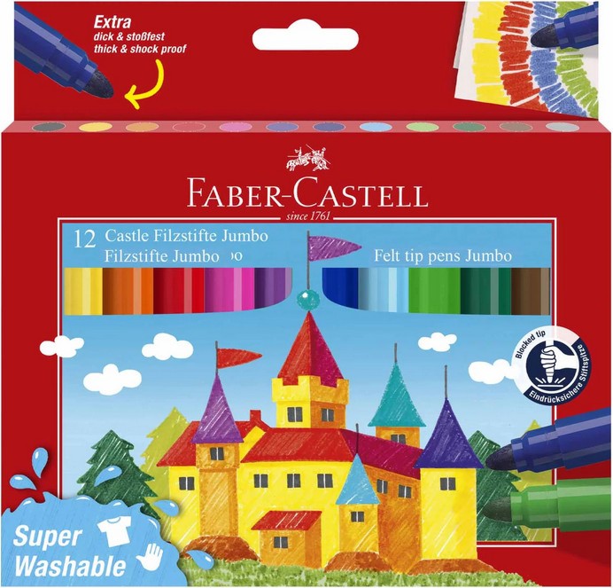  Jumbo Faber-Castell -  - 12  24  - 