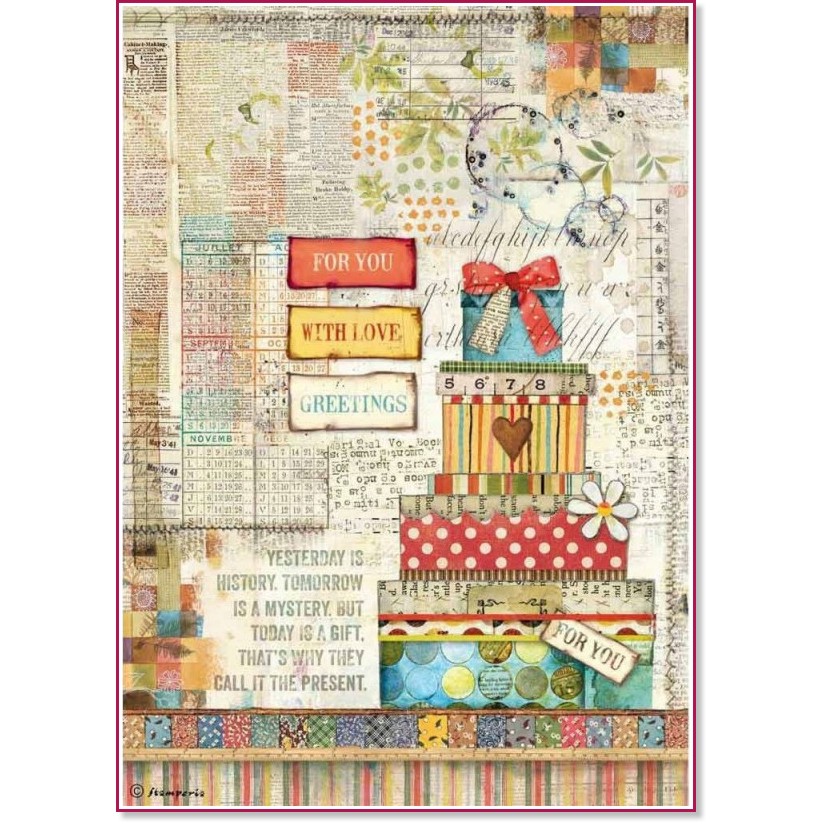   Stamperia - Patchwork - A4 - 