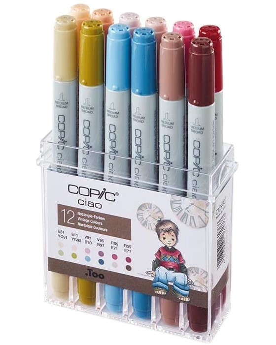   Copic Vintage set - 12    Ciao - 