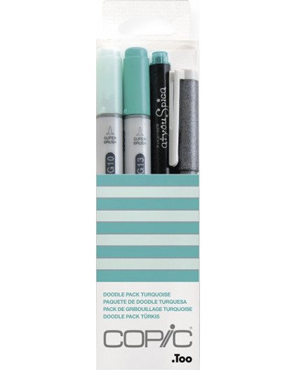   Copic Doodle Pack Turquoise - 