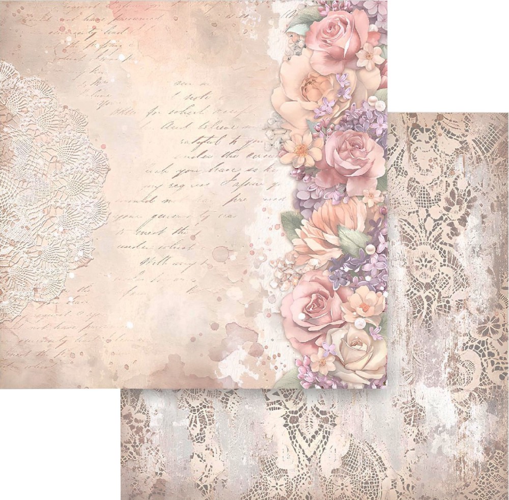    Stamperia -   - 30.5 x 30.5 cm   Romance Forever - 