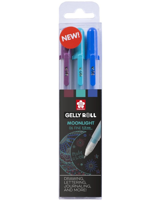   Sakura Moonlight Galaxy - 3    Gelly Roll - 