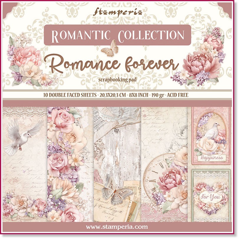    Stamperia -   - 10    Romance Forever - 