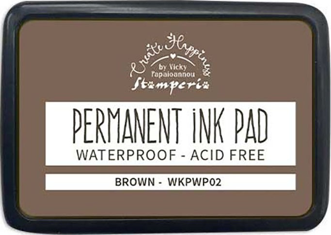     Stamperia Permanent Ink Pad -   Create Happiness - 