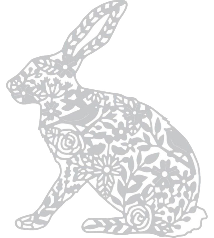        Sizzix Thinlits Wild Rabbit - 12.1 x 15.2 cm - 