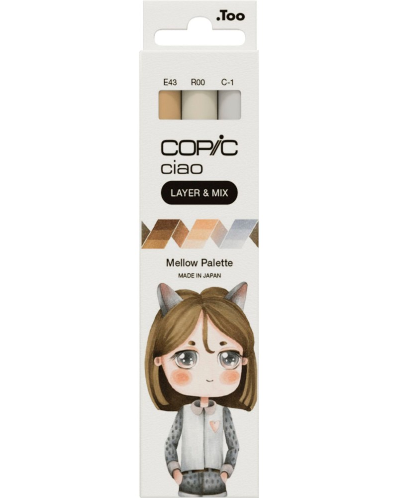   Copic Mellow Palette - 3    Ciao - 