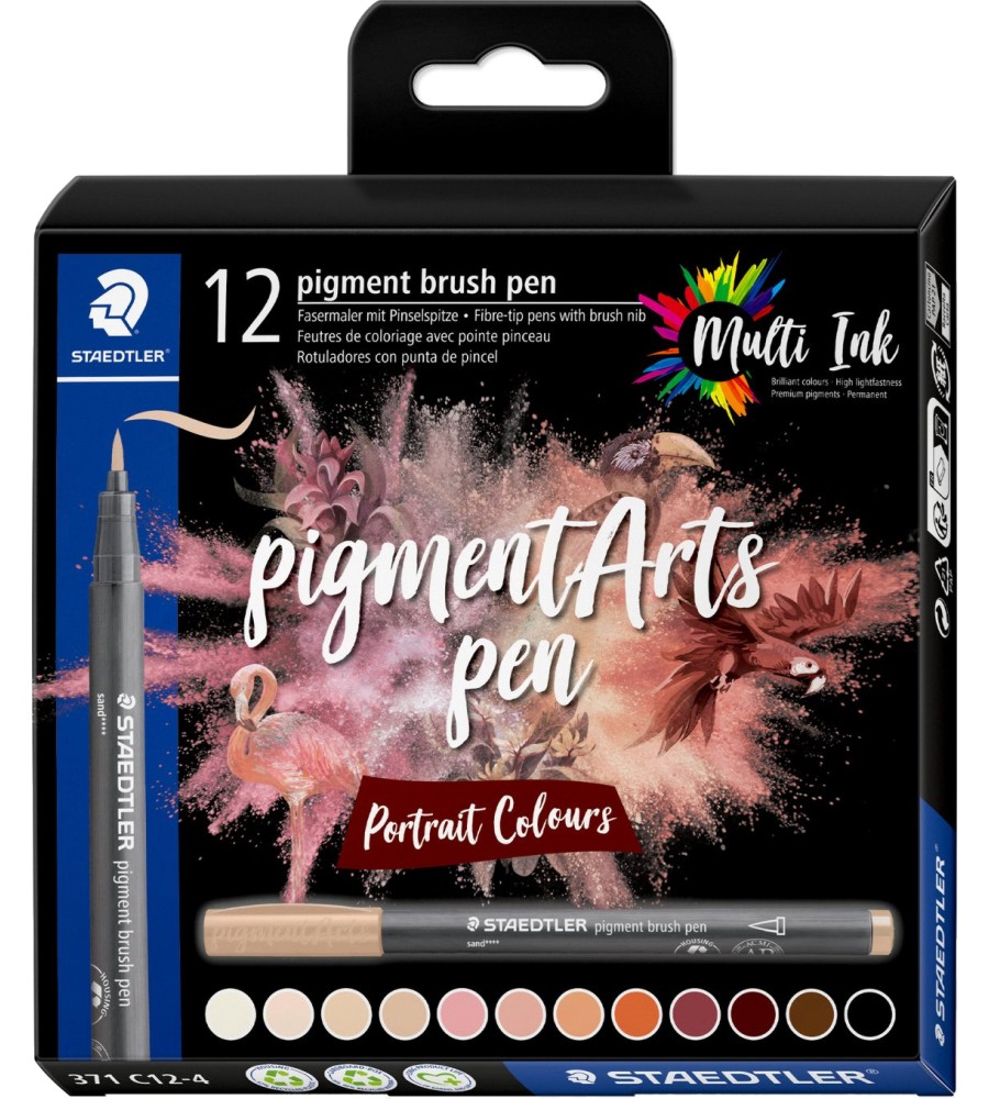      Staedtler Pigment Arts 371 Portrait Colours - 12  - 