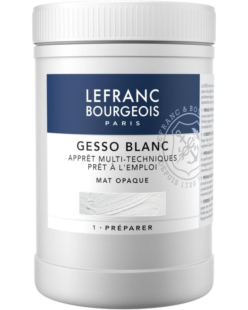   Lefranc & Bourgeois Gesso Blanc - 0.5  1 l - 