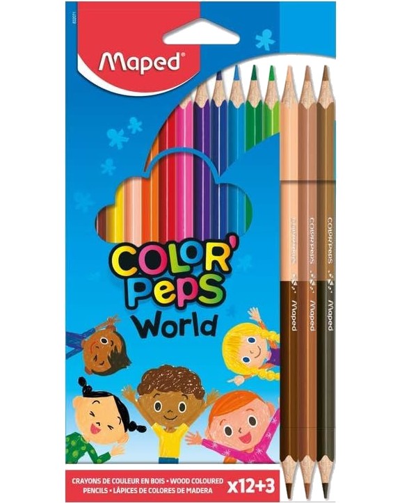   Maped World - 12   3     Color' Peps - 