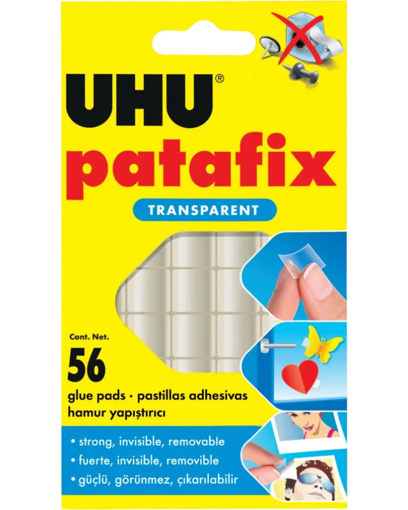    UHU Patafix Transparent - 56  - 