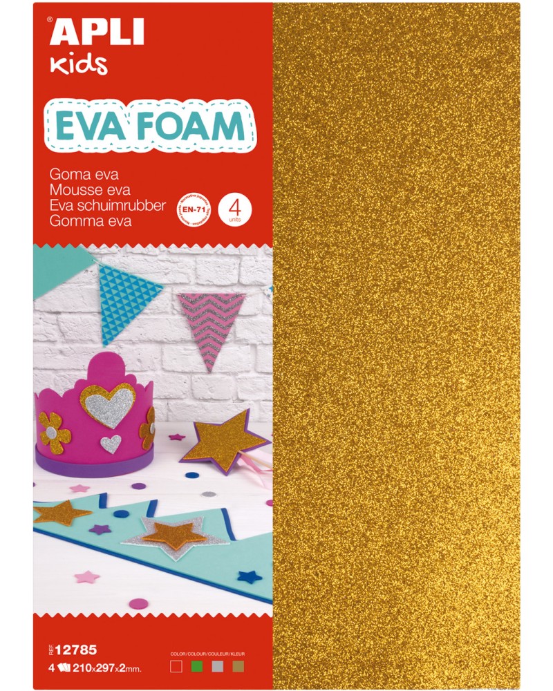   EVA  Apli Kids - 4 , 21 x 29.7 cm - 