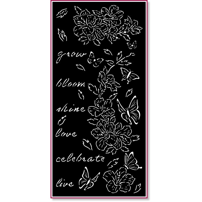  Stamperia -    - 12 x 25 cm   Secret Diary - 