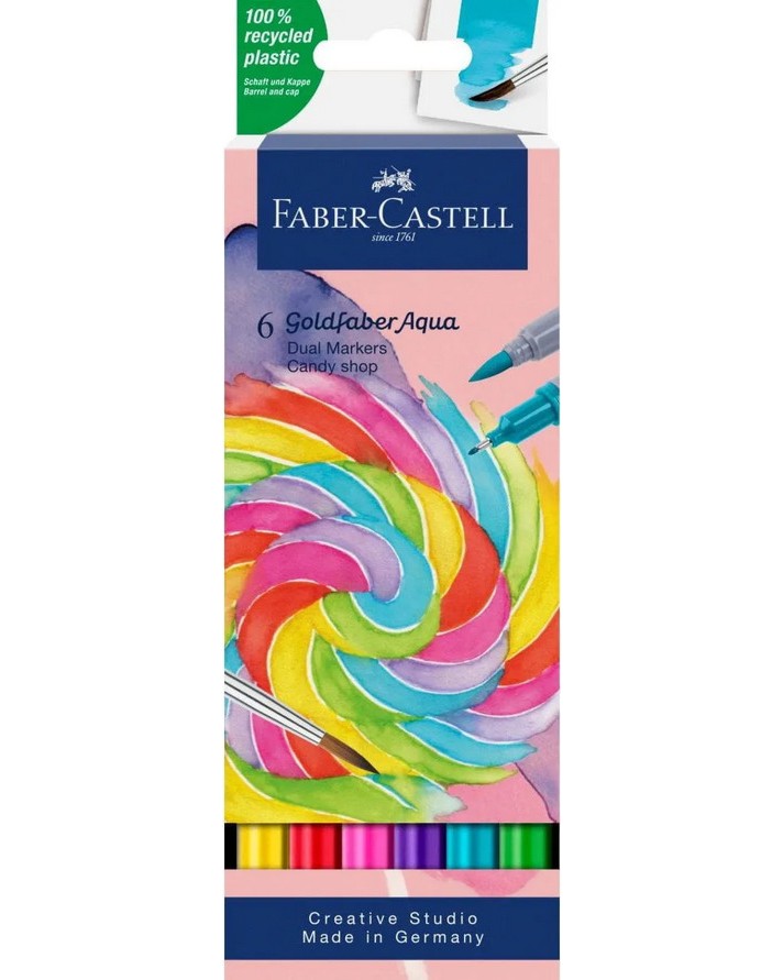    Faber-Castell Aqua Candy - 6    Goldfaber - 