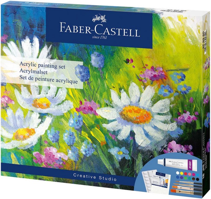   Faber-Castell - 12  x 9 ml  ,      Creative studio - 