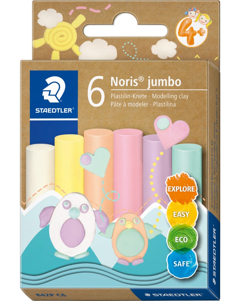  Staedtler Noris Jumbo Pastel - 6  - 