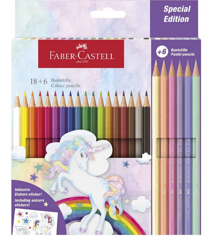   Faber-Castell -  - 18  + 6    - 