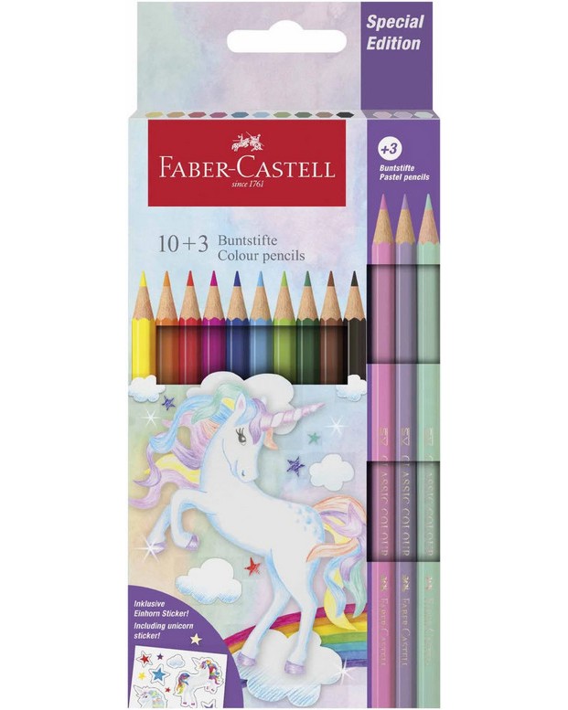   Faber-Castell -  - 10  + 3    - 