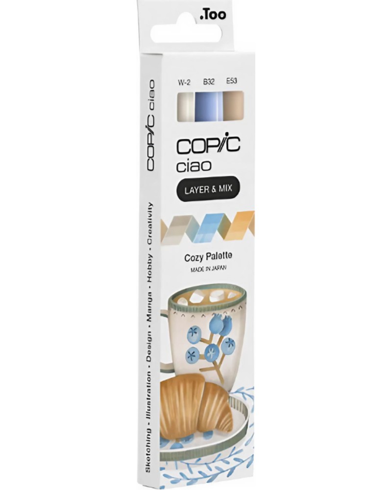   Copic Cozy Palette - 3    Ciao - 