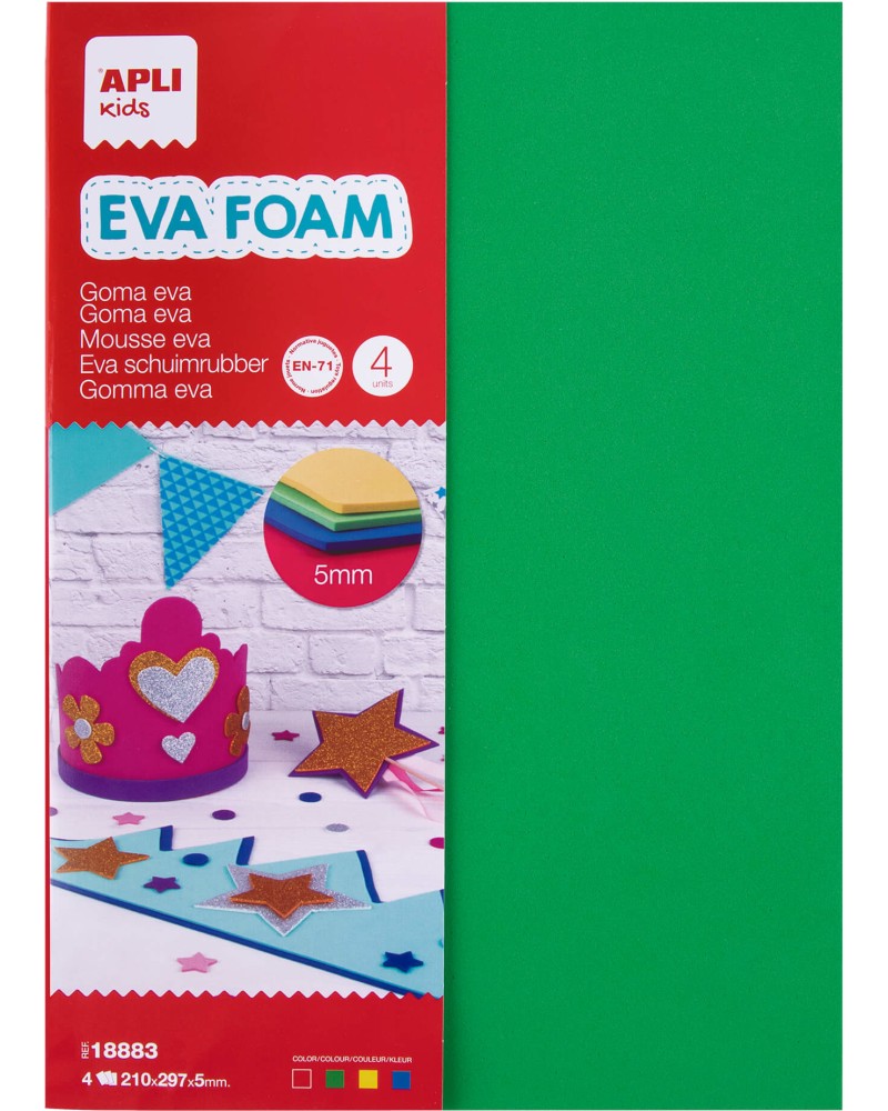  EVA  Apli Kids - 4 , 21 x 30 cm - 