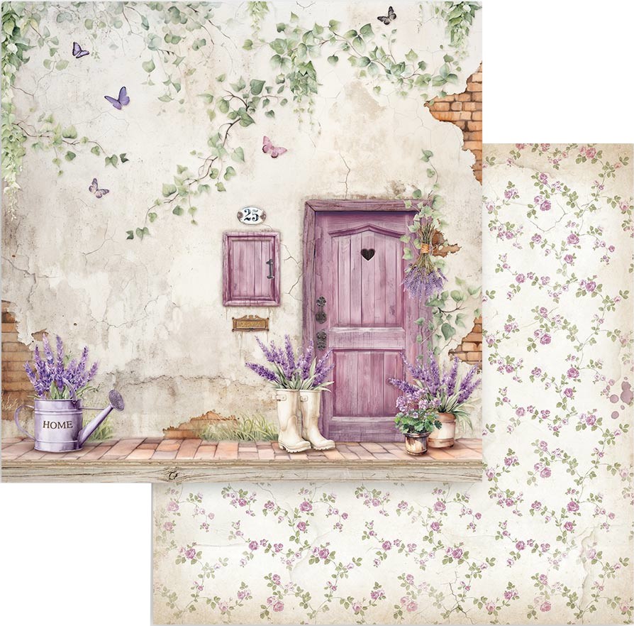    Stamperia -  - 30.5 x 30.5 cm   Lavender - 