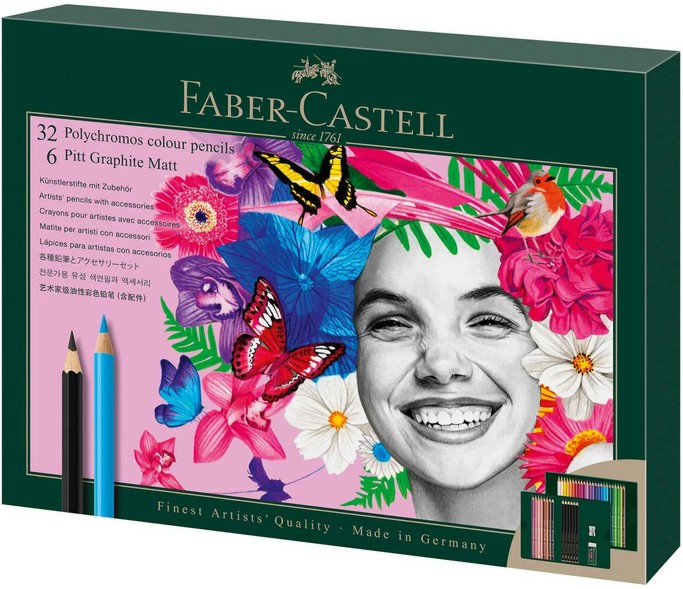    Faber-Castell Polychromos - 32  + 6         - 