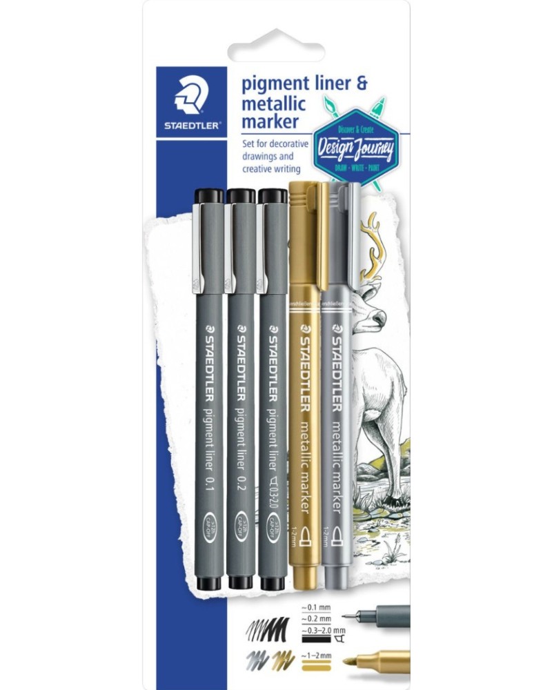   Staedtler Pigment Liner 308 - 3   2    Design Journey - 