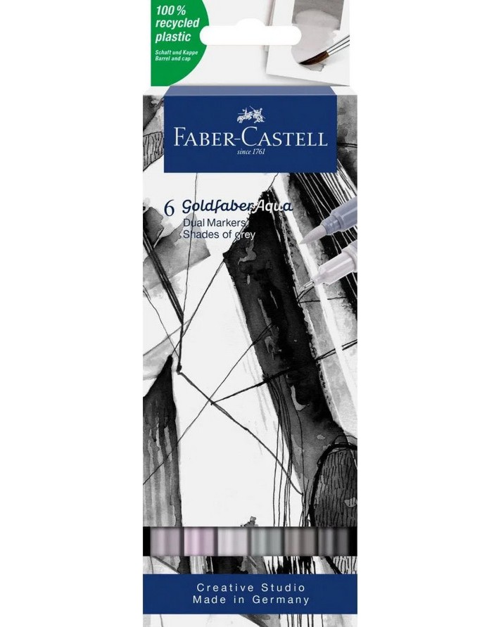    Faber-Castell Aqua Shades of grey - 6    Goldfaber - 