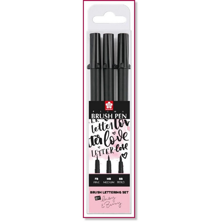   Sakura Pigma Brush Pen May and Berry - 3  - 