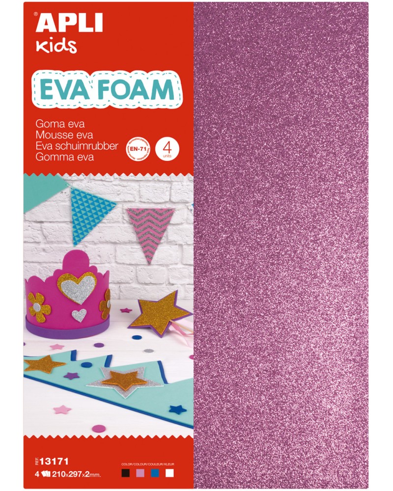   EVA  Apli Kids - 4 , 21 x 29.7 cm - 