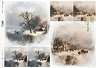 Декупажна хартия ITD Collection - Зима - A3 -