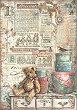 ��������� ������ Stamperia - ������� ������ - A4 �� ���������� Brocante Antiques - 