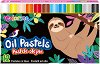 Маслени пастели Colorino Kids - Ленивец - 12 цвята от серията Wildkid -