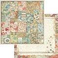 Хартия за скрапбукинг Stamperia - Цветя - 30.5 x 30.5 cm от колекцията Oriental Garden -