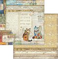 ������ �� ����������� Stamperia - ����� � ������� ������ - 30.5 x 30.5 cm �� ���������� Christmas Patchwork - 