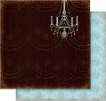 Хартия за скрапбукинг Folia Bringmann - Полилей - 30.5 x 30.5 cm -
