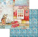 ������ �� ����������� Stamperia - ������ � ����� - 30.5 x 30.5 cm �� ���������� Christmas Patchwork - 
