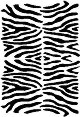 Шаблон CADENCE - Зебра ивици - 21 x 29.7 cm -