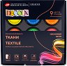 Текстилни бои с неонов ефект Невская Палитра Creative - 9 цвята x 20 ml от серията Decola -