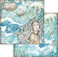 ������ �� ����������� Stamperia - ������� - 30.5 x 30.5 cm �� ���������� Songs Of The Sea - 
