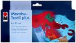 ��������� ��� �� ����� ������ Marabu Textil plus - 6 x 15 ml - 