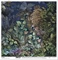 Хартия за скрапбукинг ITD Collection - Растения - 31 x 32 cm -