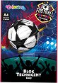 Блок за рисуване Colorino Kids - Футбол - 10 листа с формат A4 от серията Football - скицник